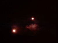 Illumination during a night attack.